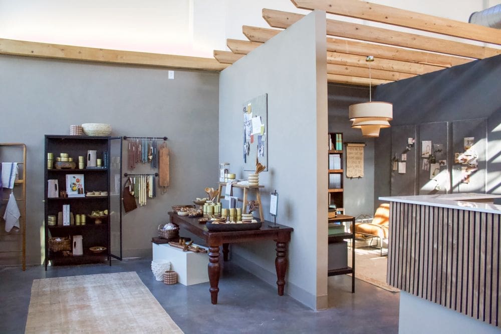 Retail area at Heritage Kitchen + Bath.